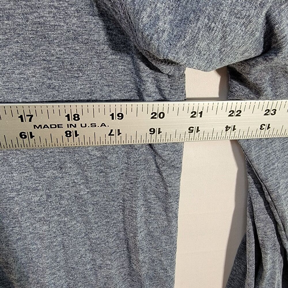 Athentic Pro Gray Shirt Long Sleeves Crew Neck Lightning Graphic Men's Size XL - Picture 6 of 7